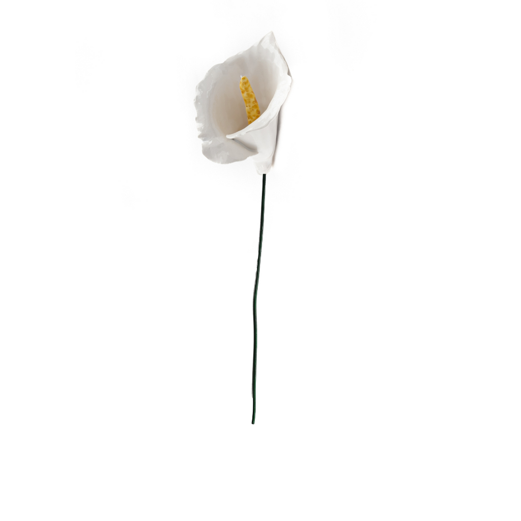 Ceramic Flower Arum 6cm (2.4in)