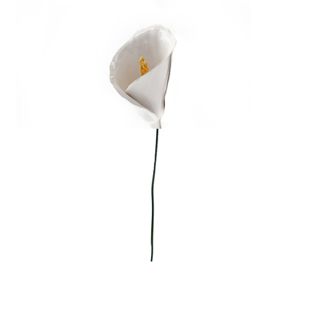 Ceramic Flower Arum 8cm (3.1in) -2
